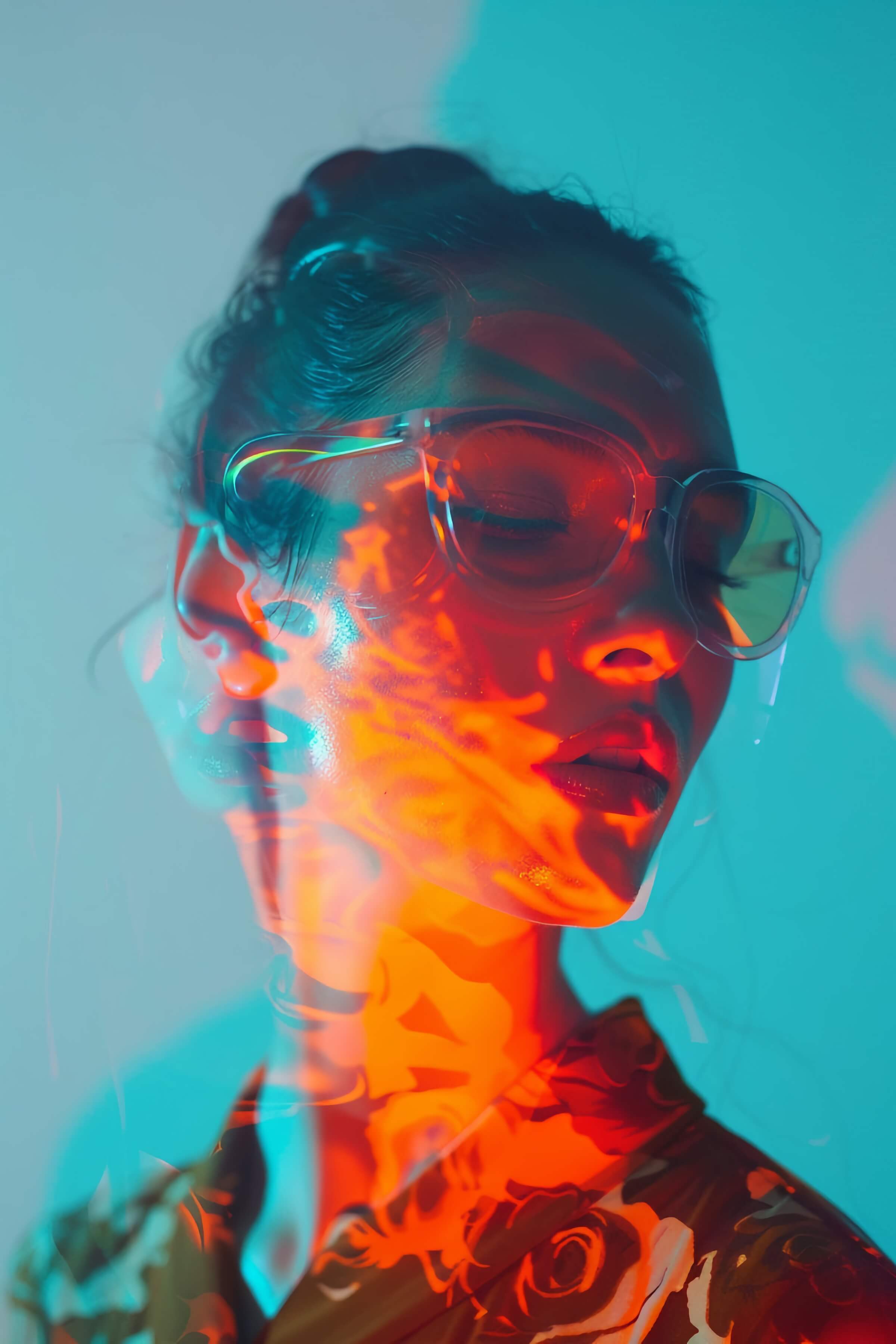Color editorial portrait